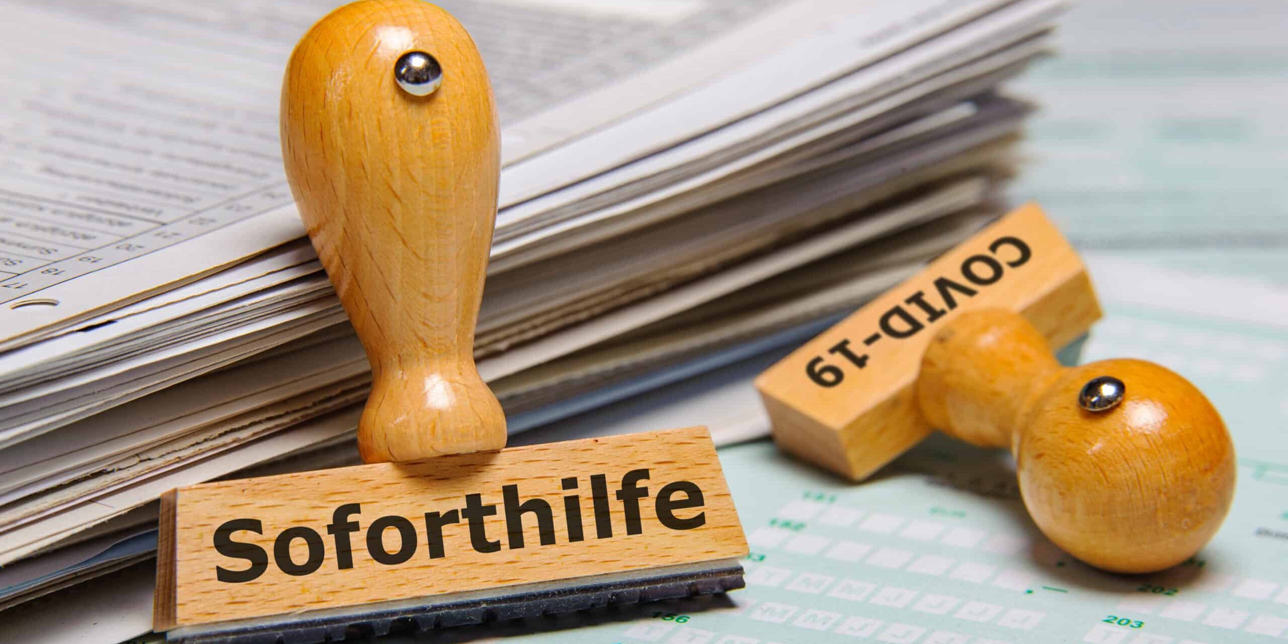 Soforthilfe als Zuschuss für Virus-Geschädigte