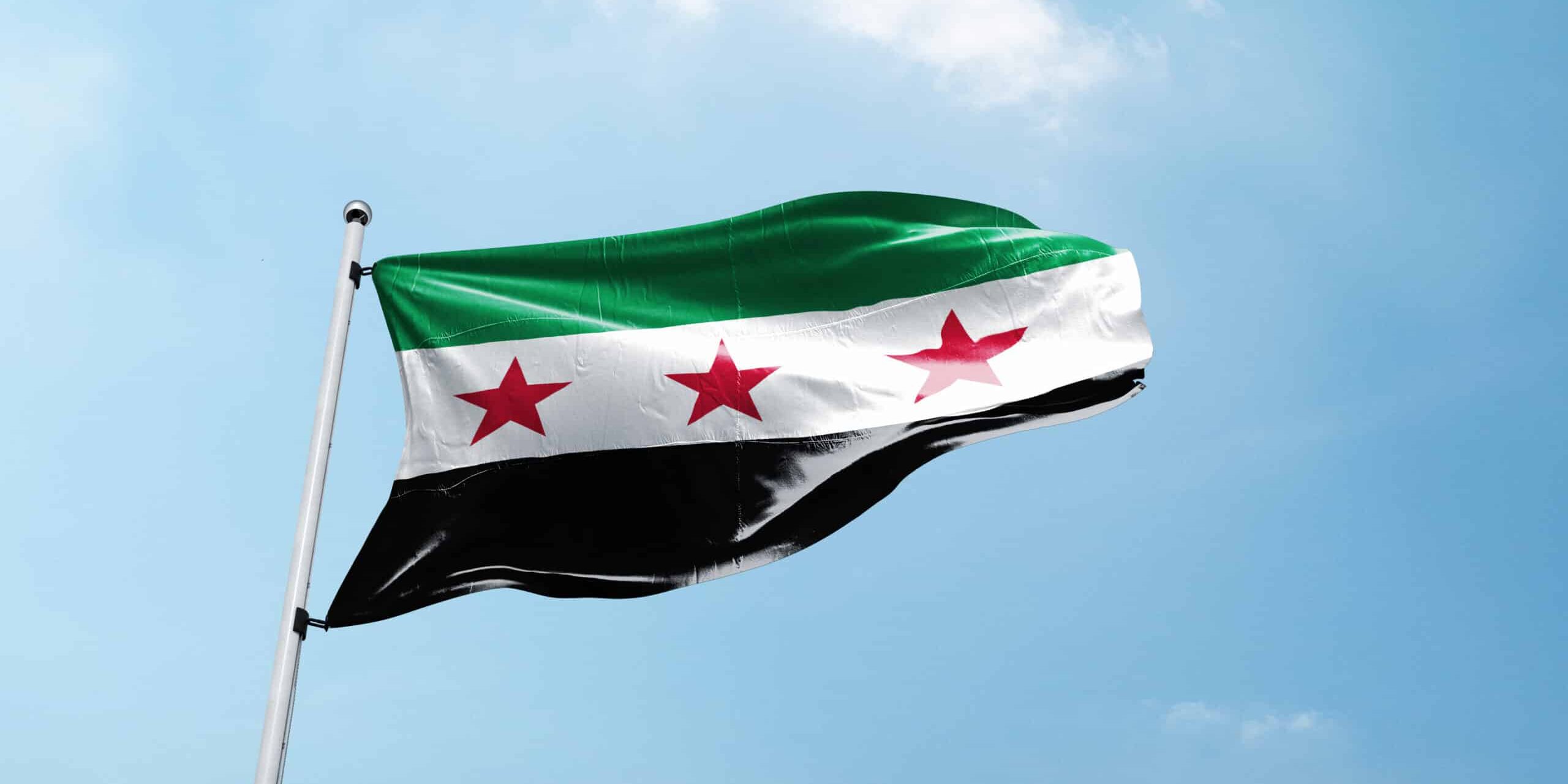 Syria’s new independence flag, new syria flag